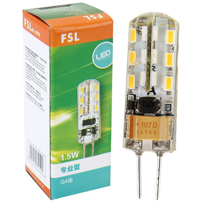 

Jingdong Supermarket Foshan Lighting FSL LED lamp beads 15W plug pin 12V crystal light bulb white light 6500K