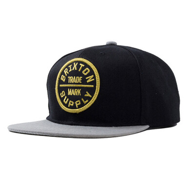 

IKEWA BQM023hei baseball hat Korean version of the men&women round standard flat along the cap hip hop hat sun hat tide cap black