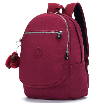 

Kipling leisure travel monkey ornaments shoulder bag backpack K15016 light blue