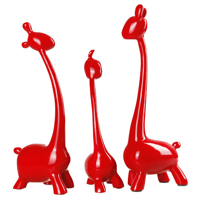 

Flowers set three deer simple wind deer home furnishings wedding gifts move new gifts to send friends to send friends honey HS16J02W white