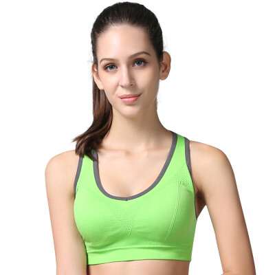 

Jingdong supermarket] Antarctic human brains no trace to gather the word back sports bra blue  (recommended 70A-75D