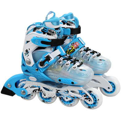 

Weft roller skates children men and women roller skates inline skates shoes WQ301-GS speed models green S code