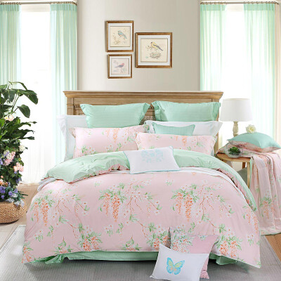 

MERCURY print cotton bed set/bed kit (duvet cover/bed sheet/pillowcase)