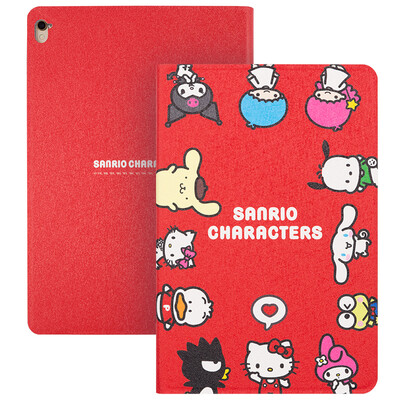 

Отличный Hello Kitty Series iPad Pro 9,7-дюймовый корпус / мультяшный корпус Интеллектуальный спящий рукав Happy Surround Red