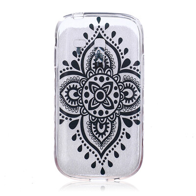 

Black Chinese knot Pattern Soft Thin TPU Rubber Silicone Gel Case Cover for SAMSUNG GALAXY S3 Mini I8190
