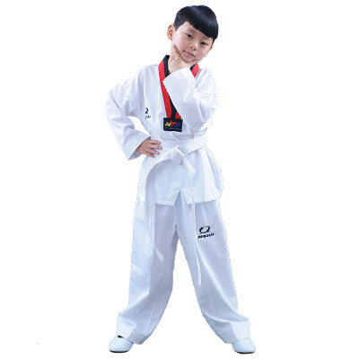 

Taekwondo suits homemade cotton long-sleeved children taekwondo suits adult racing clothes cotton taekwondo clothes training clothing