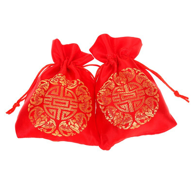 

Jing Tang wedding supplies hi sugar bag hi sugar bag sugar bag red brocade medium 20 loaded