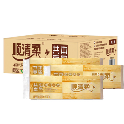 

Shunqing soft toilet paper to share the true color of 4 layers 107g coreless paper * 42 volumes (FCL sales