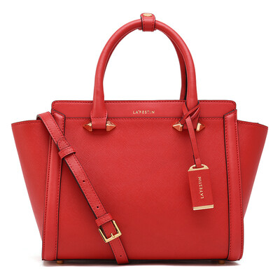 

La Festin La Festin Shoulder bag ladies handbag simple bag single shoulder diagonal package cowhide wings package 618695 Anna red