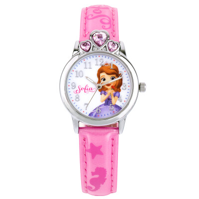 

Disney (Disney) children's watch girl student night light pointer quartz watch girl Sophia princess watch 14075S