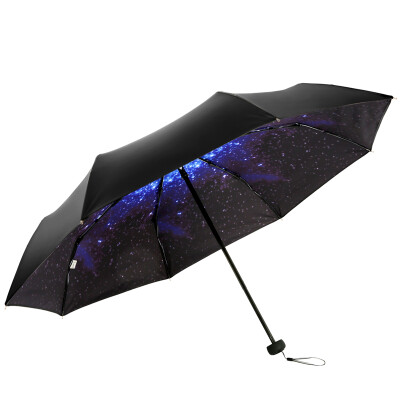 

Paradise Umbrella (UPF50 +) Double-layer full shade hit black rubber twist sun umbrella sunny umbrella 3182