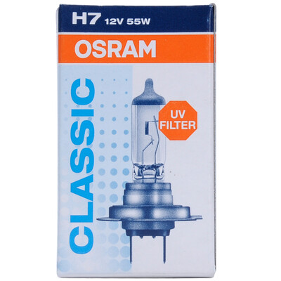 

OSRAM (OSRAM) H7 лампа накаливания фары дальнего света лампа накаливания галогенная лампа долговечность тип 12V (однонаправленная)