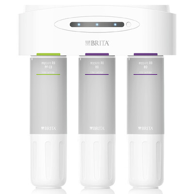 

(BRITA) mypure R8 двойной RO обратный осмос очиститель воды 1000 галлонов большой поток прямой питьевой воды машина низкая сточная вода Германия качество