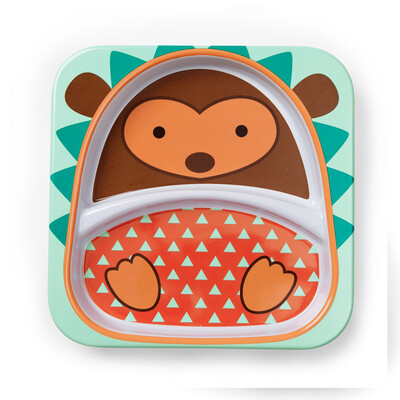 

SKIP HOP Cute Zoo Imitation Porcelain Falling Child&39s Day Plate Single Pack - Hedgehog for more than 6 months US imports