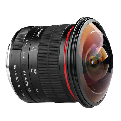 

Metco (Meke) MK-8mm F3.5 Nikon F-крепление SLR объектив рыбий глаз ручной фокусировки простой объектив APS-C