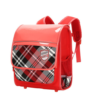 

Jingdong Supermarket] Cara sheep (Carany) British school children's school bag primary school students to reduce the burden of male and female students Japanese and Korean wind shoulder bag CX2647 treasure blue