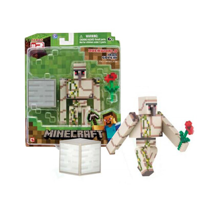

Мой мир (Minecraft) трехмерные модели собраны бой вставлены блоки Детский подарок игрушка кукла кукольный железо