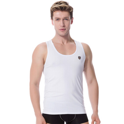 

Jingdong Supermarket Modal vest men&39s elastic body breathable round necked modal cotton backing vest white XL