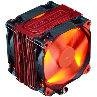 

PHANTEKS TC12DX upgrade version 3 generations 6mm copper heat pipe CPU heat sink Intel AM4 full platform welding process with 2 red LED temperature control fan