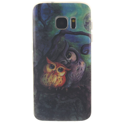 

Oil painting owl Pattern Soft Thin TPU Rubber Silicone Gel Case Cover for SAMSUNG GALAXY S7