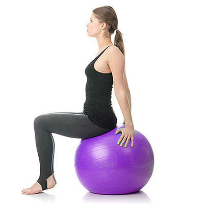 

Dewey grams thick yoga ball explosion fitness ball yoga ball pregnant women weight loss ball thin body purple 75CM
