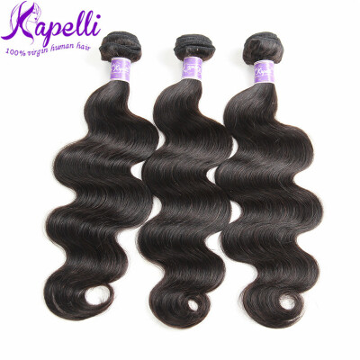 

Kapelli Rosa Hair products Queen Hair Brazilian Virgin Hair 3pcslot Body Wave Natural Color Human Hair Weave Bundles extension