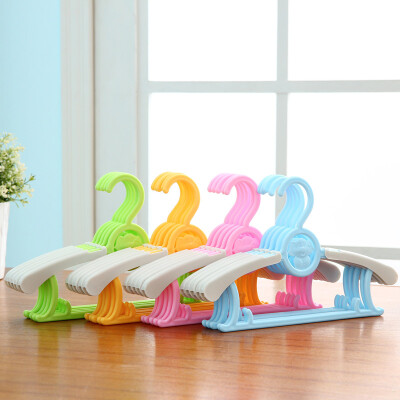 

ORZ Children Clothes Hangers Outdoor Clothes Drying Rack Stretching PP Plastic Baby Kids Pant Skirt Coat Hanger 20PCs