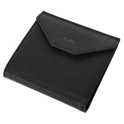 

EUNI Women's Wallets Women's short buckle cowhide wallet fashion new women's women's wallet E211001I5C
