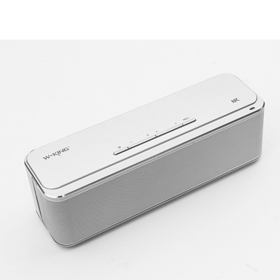 

Metal Smart APP 2000mAh Battery Double Speakers Multifunction 8W Wireless Bluetooth 4.0 Speaker for Car W06 (Black/White)