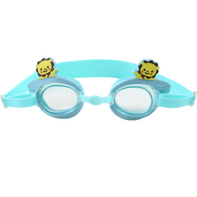 

Hugmii children swimming goggles boys girls waterproof fog diving goggles clear swim glasses blue lion