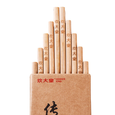 

Jingdong Supermarket Cooking Big Emperor Chopsticks No Paint No Wax Bamboo Chopsticks Set 10 Double Dress Chopsticks ZK10A