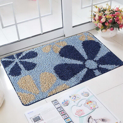 

Suarte lyrical Jane non-slip floor mats porch door mats velvet surface wear-resistant&dirty 6090cm Milan flowers
