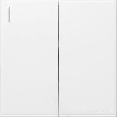 

Feidiao (feidiao) switch socket panel four open dual control four switch dual power wall switch panel 86 no border