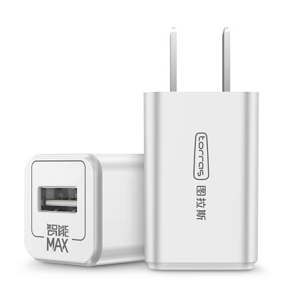 

TURAS TORRAS mobile phone charger for Apple 6 / 6sp Andrews Huawei millet 3C certification fast charger power supply charge head single USB-white