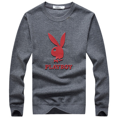 

PLAYBOY Playboy мужской моды случайные свитер шею длинными рукавами футболки 16045PL1910 Борланд 3XL