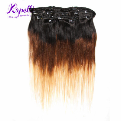 

Pre-bonded Brazilian Virgin Hair Clip in Extensions Human Hair Fusion Hair Clip in Weft Big Sale Human Hair Clip in Extensions