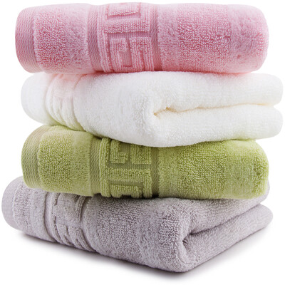 

Sanli cotton A type of cut velvet wash towel 4 pieces of thickened absorbent towel independent packaging 34x74cm