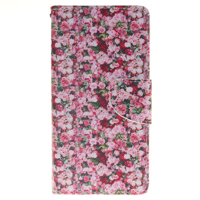 

Floral Design PU Leather Flip Cover Wallet Card Holder Case for HUAWEI P9