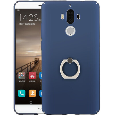 

Freeson Mate9 Huawei телефон оболочки защитные рукава наборы кольцо пряжки кронштейн телефона чистый цвет серия синий