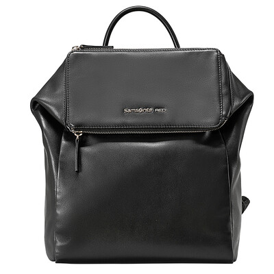 

新秀丽（Samsonite）背包 时尚优雅双肩包牛皮革多功能女背包 BS9*09001 黑色