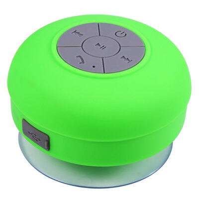 

BTS - 06 Mini Portable Waterproof Wireless Bluetooth Speaker Car Handsfree Receive Call Music Suction Mic For iOS Android Phone
