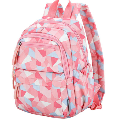 

MOMOgirl cute Korean casual mini portable shoulder bag large capacity travel bag canvas bag M5304 pink candy