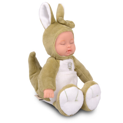 

BIEBER sweet kangaroo sleep doll comfort doll plush doll toy simulation baby comfort toys green