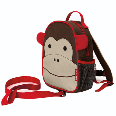 

SKIP HOP zoo-let mini backpack with anti-lost cartoon pattern shoulder bag baby children&39s bag - monkey 1-4 years old US imports
