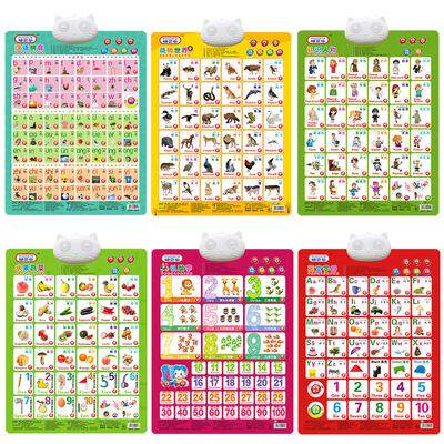 

Кошки Baylor (MAOBEILE) звук настенные диаграммы кошки обновленная версия полного набора из шести высококачественного оборудования (фонетические символы + фрукты + животное + цифровой + цифровой + распознавать буквы алфавита)