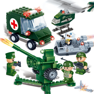 

Banbao Building Blocks Intelligence Toys Fire Fighting Truck/ Airplane/Emergency Car Toy