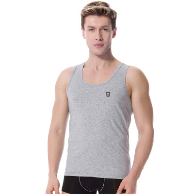 

Jingdong Supermarket] Modal vest men stretch body breathable round neck Mo Dail cotton backing vest white