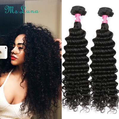 

Malaysian Virgin Hair 3PCS Malaysian Deep Wave 7A Deep Wave Malaysian Hair, Virgin Malaysian Hair Weave Bundles 100% Human Hair