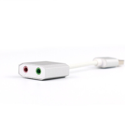 

Rui Fu REVOFREE CY161 USB external sound card free drive desktop notebook independent external headset converter USB to 35mm speaker