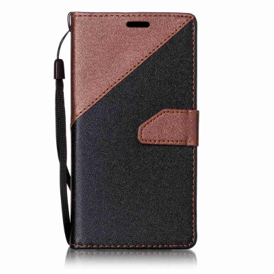 

Black + brown Design PU Leather Wallet Case Classic Flip Cover with Stand Function and Credit Card Slot for SAMSUNG Galaxy J3 /J3